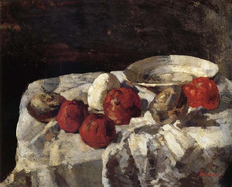 The Red apples, James Ensor